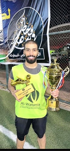 خالد الجدعان حصد جائزة الأفضل بالبطولة