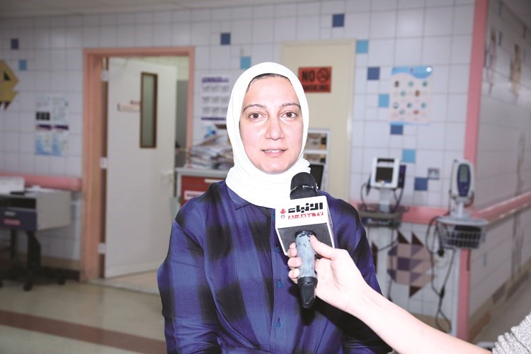 طيبة الرويح متحدثة إلى الأنباء