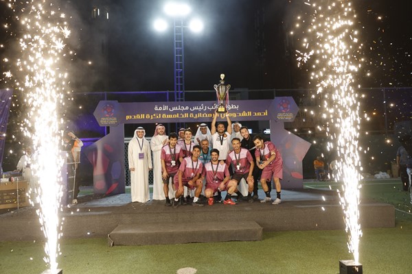 ديوانية مشاري العازمي بطلا لدورة الشحومي الرمضانية الخامسة