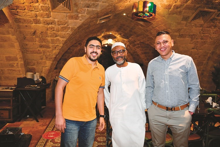 ابانوب لمعي وعبدالرحمن محمد ومصطفى سيد 	(فريال حماد)