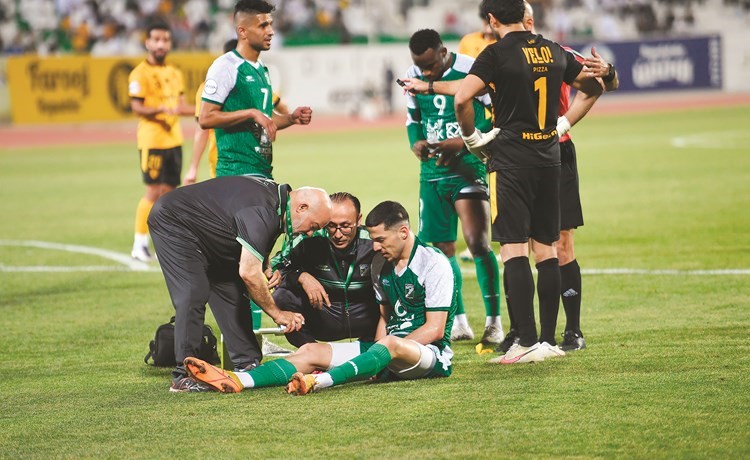 التقارير الطبية تشير إلى سلامة وجاهزية أغلب لاعبي العربي 
(قاسم باشا)