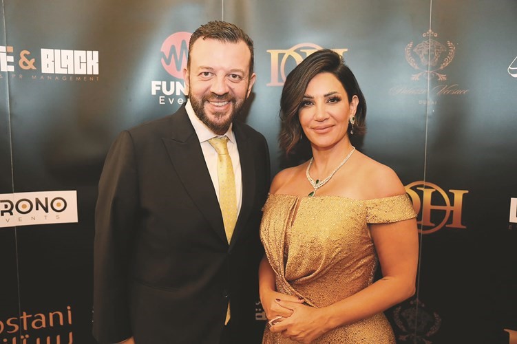 ديانا والزميل اسامة الفا