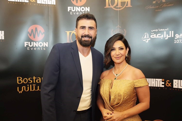 ديانا والفنان خالد القيش