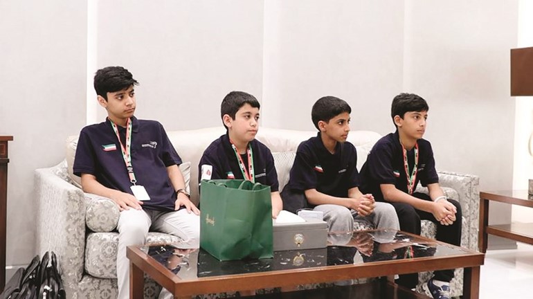 عدد م الطلبة المشاركين في المسابقة