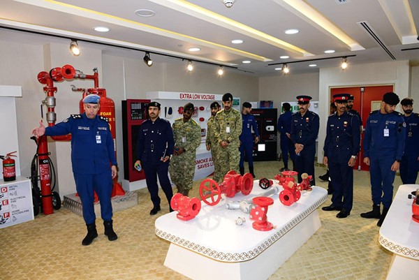 قوة الإطفاء اختتمت الدورات التدريبية لدول مجلس التعاون والجهات العسكرية