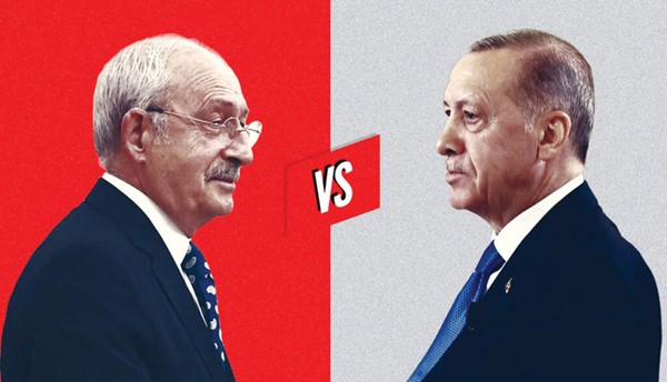 صورة مركبة للرئيس التركي رجب طيب أردوغان ومرشح المعارضة كمال كليتشدار أوغلو