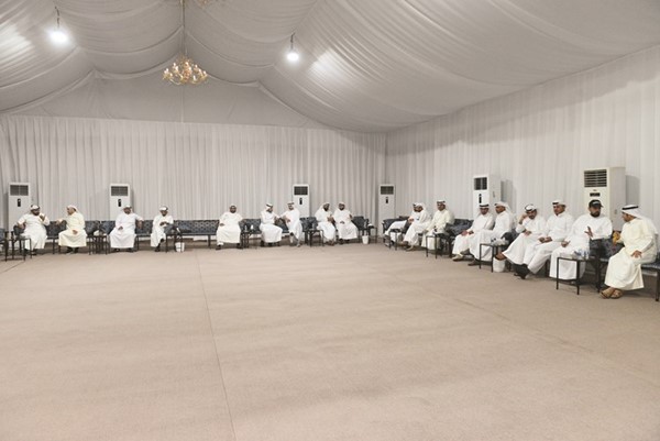 أبناء الدائرة الأولى في مقر المدلج	 (متين غوزال)