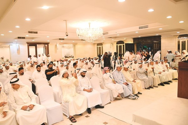 حشد كبير خلال الندوة الانتخابية لمرشح الدائرة الأولى النائب السابق صالح عاشور