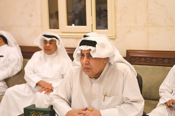 جواد عبدالله وفيصل مقصيد في مقر عاشور
