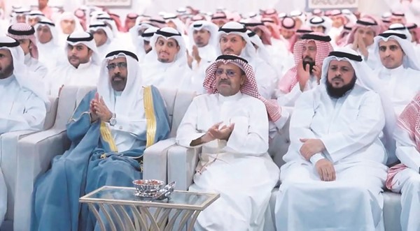 الحضور في ندوة مرشح الدائرة الخامسة د.محمد مساعد الدوسري