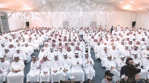 الحضور في المقر الانتخابي لمرشح الدائرة الخامسة د.محمد مساعد الدوسري