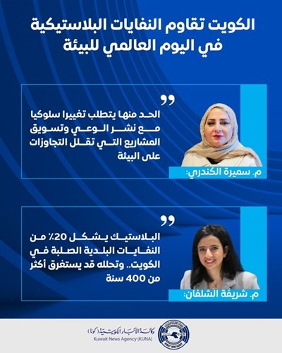 الكويت تشارك العالم احتفاله بالذكرى السنوية ليوم البيئة العالمي