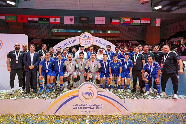 "أزرق الصالات" يحصد فضية كأس العرب