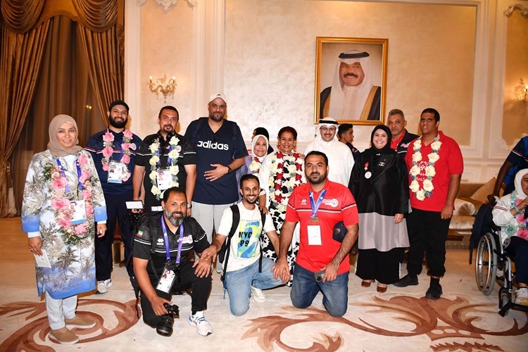 الوفد الاعلامي المرافق لوفد الاولمبياد الخاص