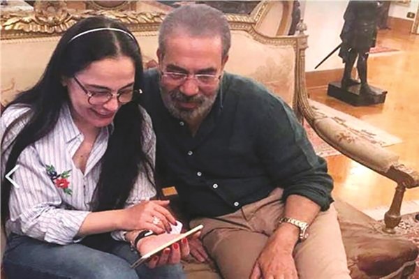د.مدحت العدل مع الفنانة شريهان