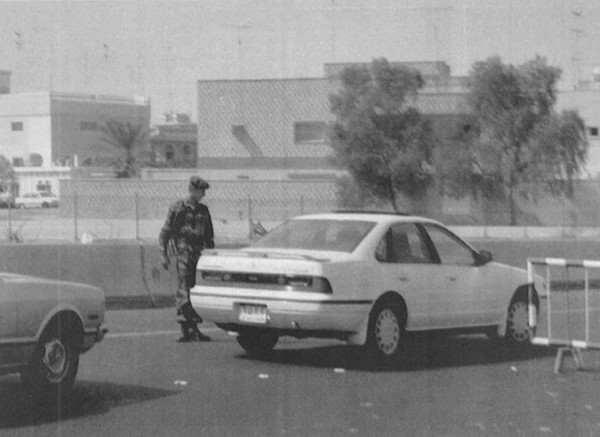 نقطة تفتييش عراقية في إحدى المناطق