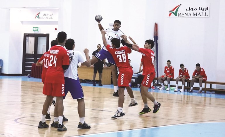 جانب من بطولة اتحاد اليد الودية الأولى للأشبال