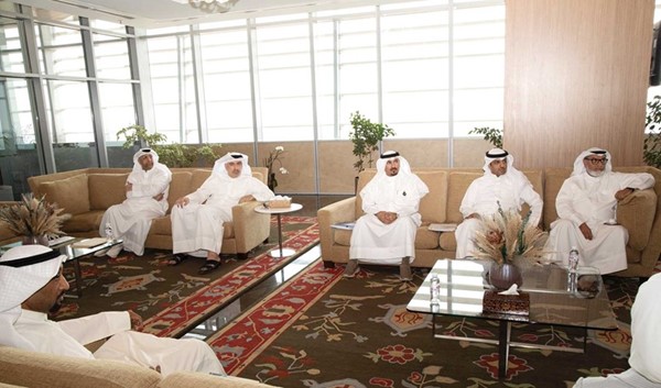 عدد من قيادات التربية خلال الاجتماع مع الوزير د.عادل المانع