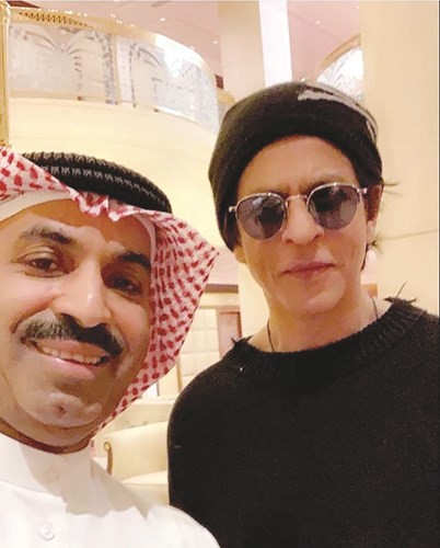 طارق العلي مع النجم العالمي شاروخان