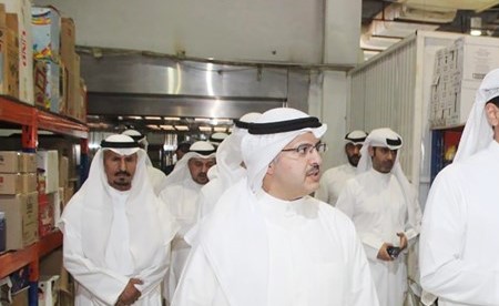 الشيخ فراس السعود ومحمد العيبان خلال الجولة