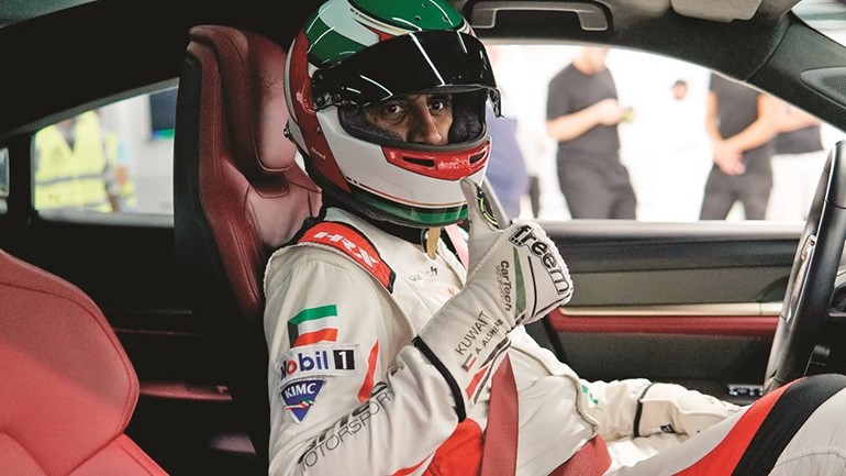 بطل سباقات السيارات الكويتي أحمد الشهاب