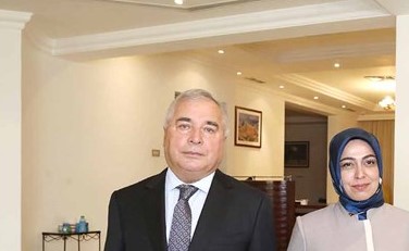 السفيرة التركية طوبى سونمز متوسطة طهبوب وزبيدوف