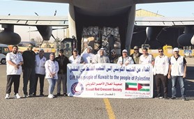 10 أطنان مساعدات ومستلزمات طبية نقلتها الطائرة الـ31 لإغاثة غزة