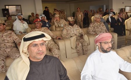 سفير خادم الحرمين سمو الأمير سلطان بن سعد والسفير البحريني صلاح المالكي والسفير العماني د.صالح الخروصي والسفير الإماراتي د.مطر النيادي