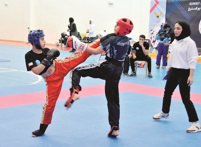 يوسف أحمد الشطي خلال منافسات البطولة