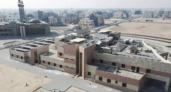 جانب من المباني في مدينة المطلاع