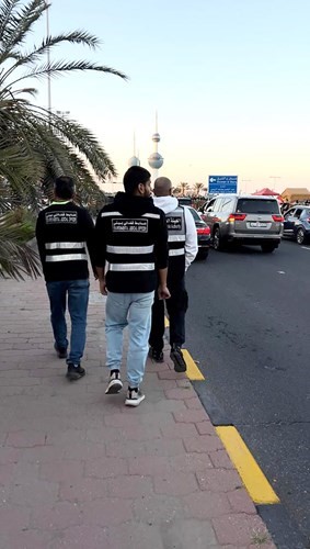المفتشون خلال الجولة