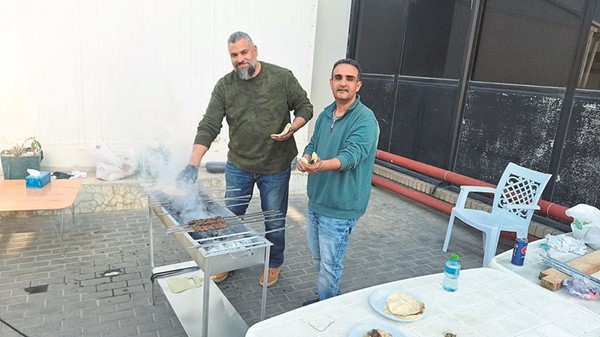 الزميلان عادل وحيد وأحمد حسن