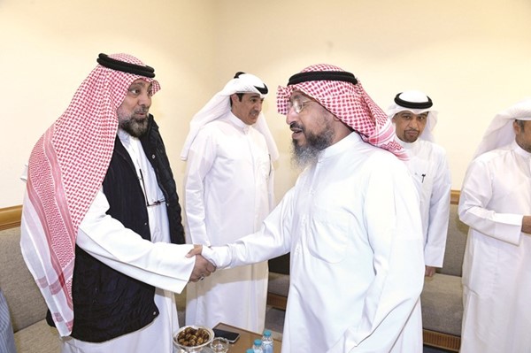 جانب من حفل الاستقبال