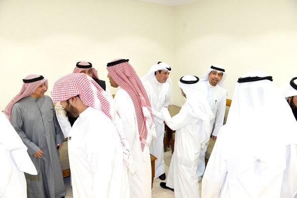 ثامر العنزي مستقبلا أبناء الدائرة