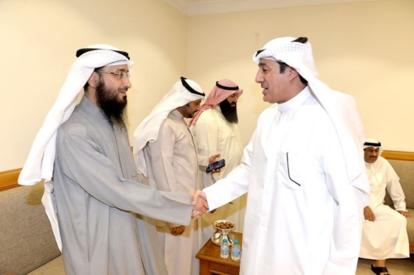 ثامر العنزي مستقبلا أبناء الدائرة