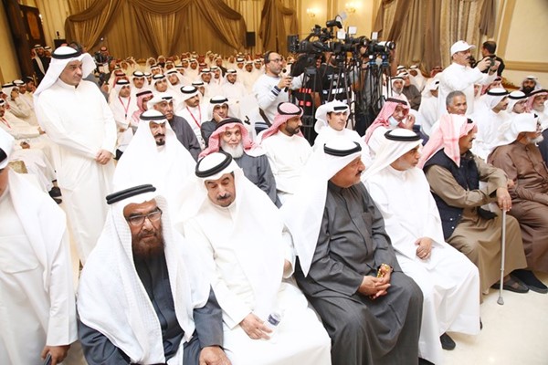 حشد كبير خلال استقبال سعدون حماد