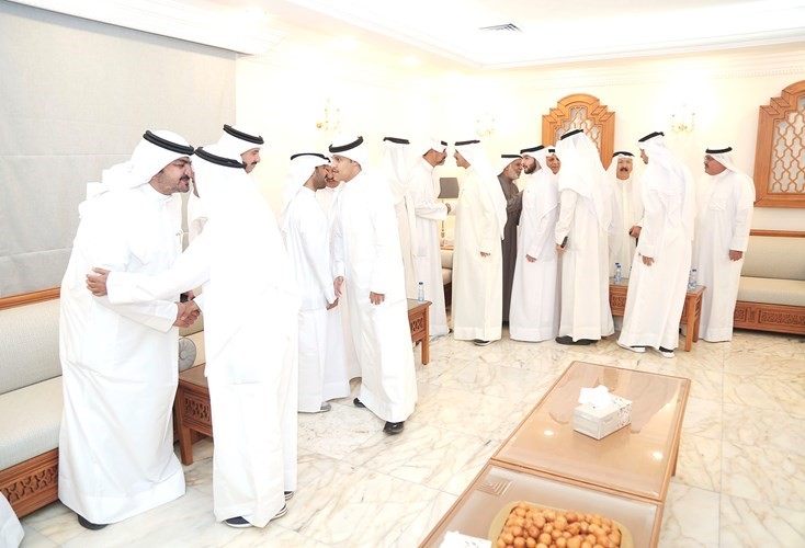 تبادل التهاني بالشهر الفضيل في ديوان الهيفي
