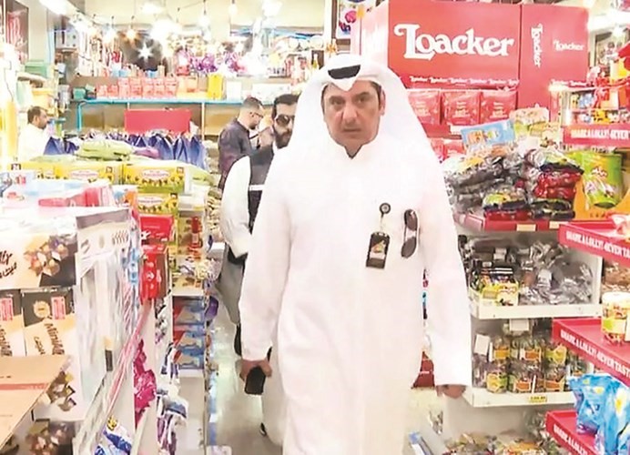 حامد الظفيري خلال الجولة