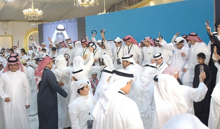 فرحه وابتهاج في مقر الرثعان