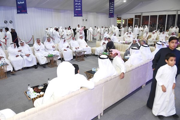 جانب من الحضور في مقر النائب السابق مرشح الدائرة الثالثة د.عبدالعزيز الصقعبي