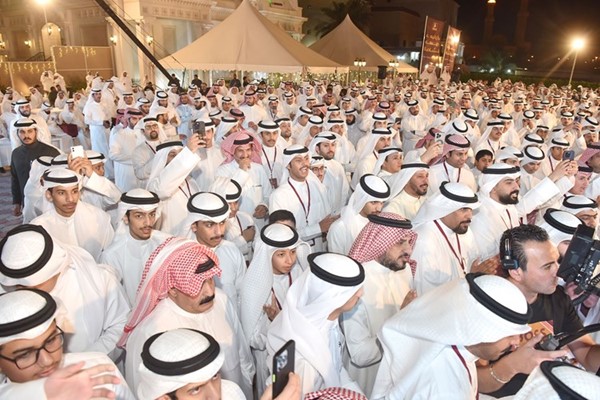 حضور كبير في المقر الانتخابي للنائب السابق مرشح الدائرة الرابعة د.مبارك الطشه