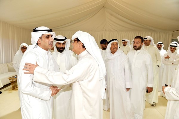 الناخبون يهنئون عبدالله المضف