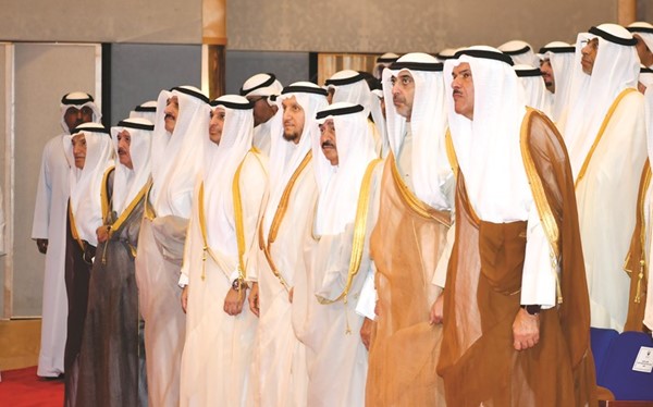 الشيخ سلمان الحمود والشيخ محمد العبدالله وشريدة المعوشرجي وعبدالرحمن المطيري ود.أحمد العوضي وفيصل الغريب والمستشار محمد أبو الحسن
