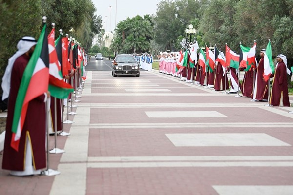 موكب صاحب السمو الأمير وجلالة سلطان عمان