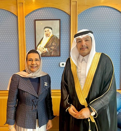 الملحق الثقافي بسفارة السعودية زار جامعة عبدالله السالم والتقى بمجلس الإدارة التأسيسي