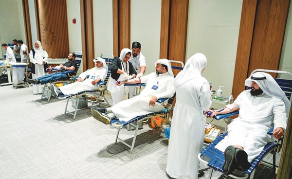 موظفو زين حرصوا على إنجاح الحملة