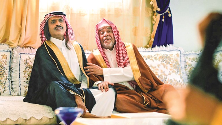 راشد الشمراني وحبيب الحبيب في المسلسل