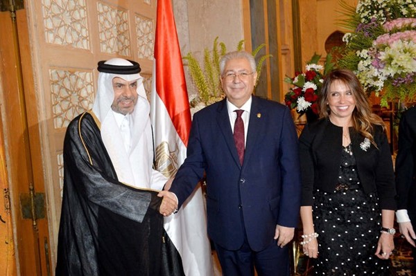 السفير القطري علي بن عبدالله آل محمود مهنئا