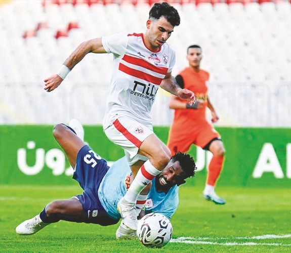 هدف الزمالك جاء من ضربة جزاء لأحمد زيزو