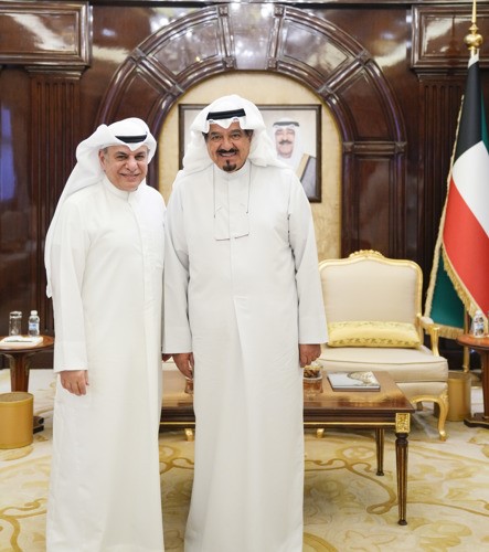  ومع عادل الماجد نائب رئيس مجلس الإدارة والرئيس التنفيذي في بنك بوبيان